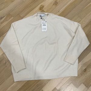Zara cream sweater, size medium